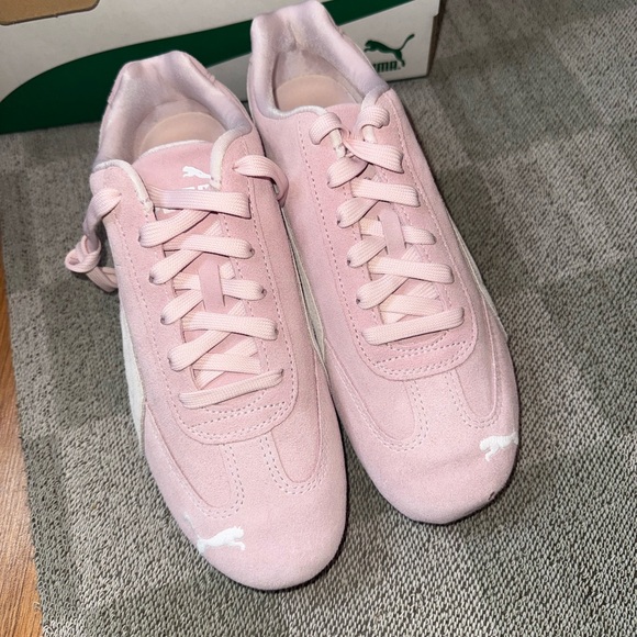 Puma Shoes - Puma Women’s Size 9 Speedcat Og Whips Of Pink- Puma White Sneakers